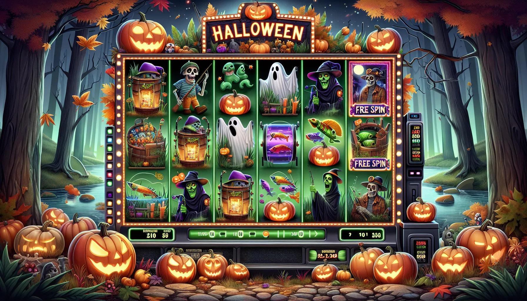 Слот  big bass halloween 2 играть